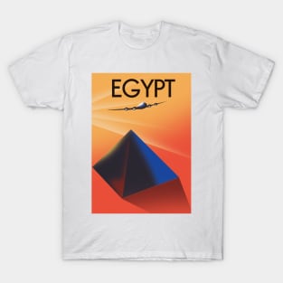 Egypt Pyramid air france travel poster. T-Shirt